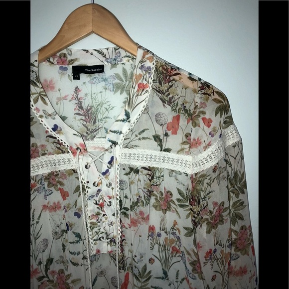 The Kooples Botonic Print Floral Shirt - Picture 6 of 7